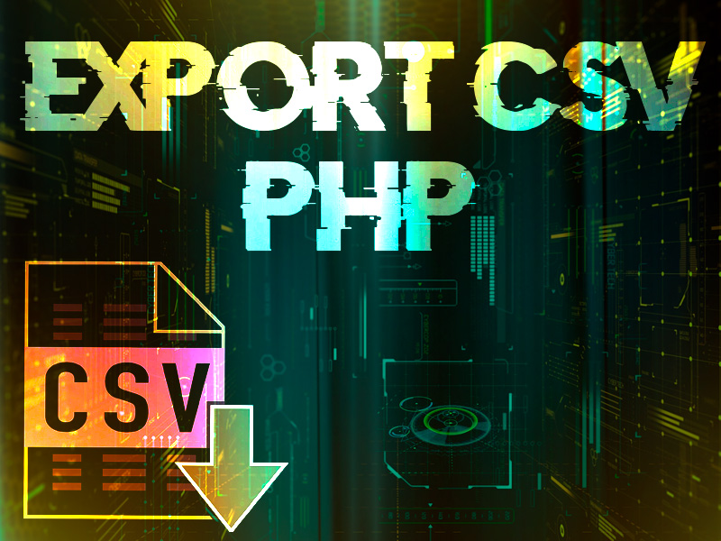 export csv